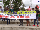 Protestas peajes en Urabá