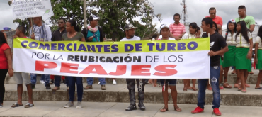 Protestas peajes en Urabá