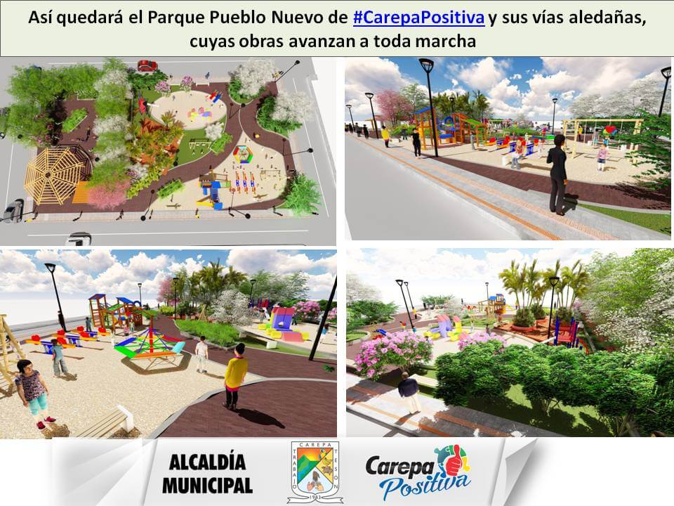 Entrega parque en pueblo nuevo Carepa