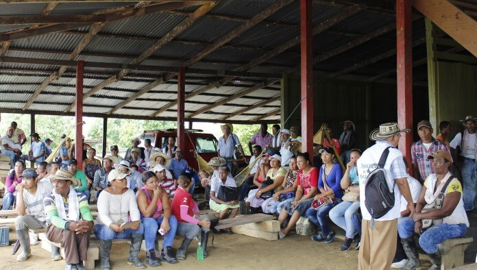 Reclamantes de tierras en Urabá