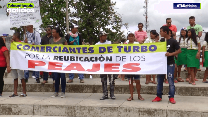 Protestas peajes en Urabá